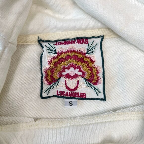 NWOT Johnny Was Sweater Dress Pullover Embroidered Floral High Neck Size S - Picture 10 of 13